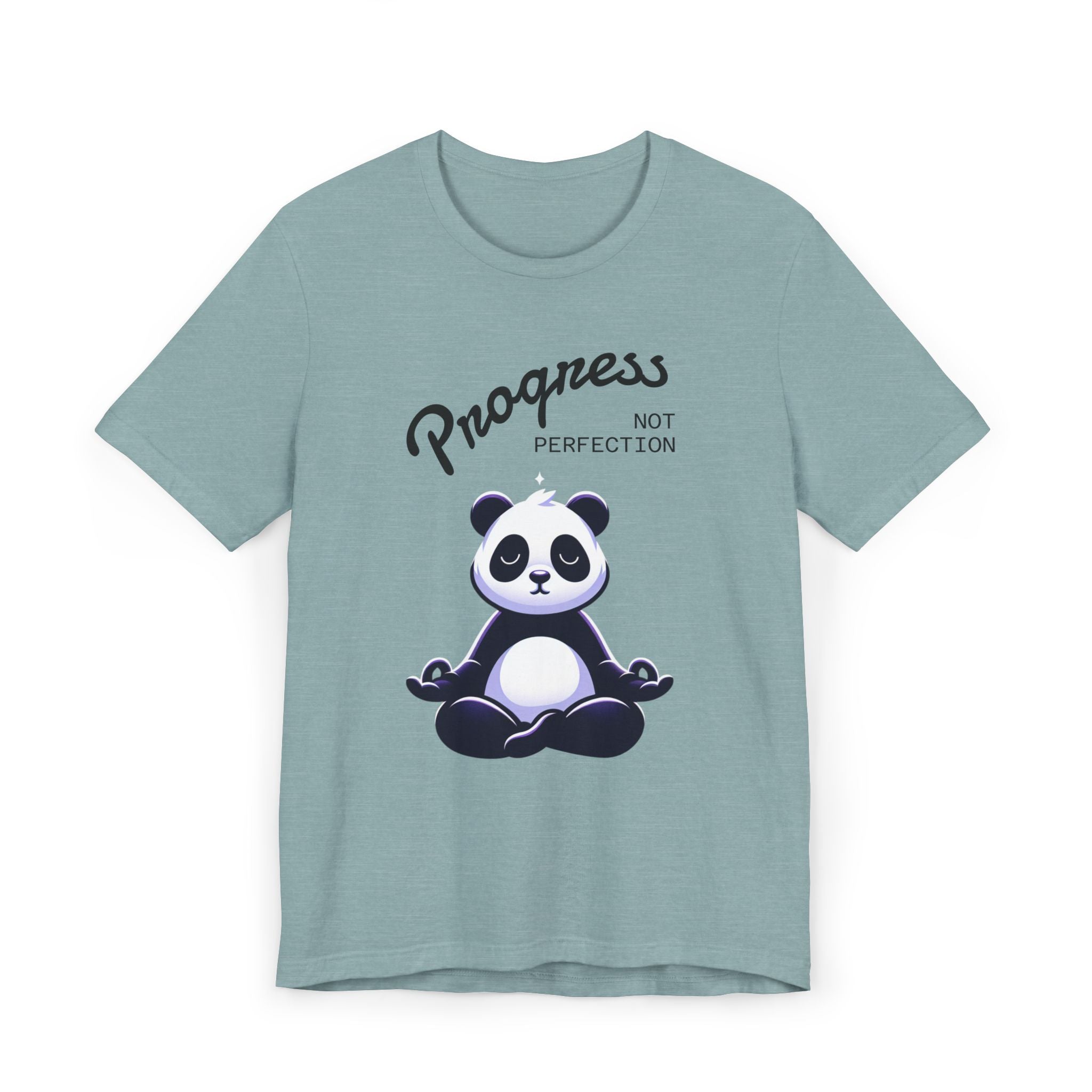 Progress Not Perfection T-Shirt | Unisex Jersey Tee for Relaxation, Motivational Gift, Casual Wear