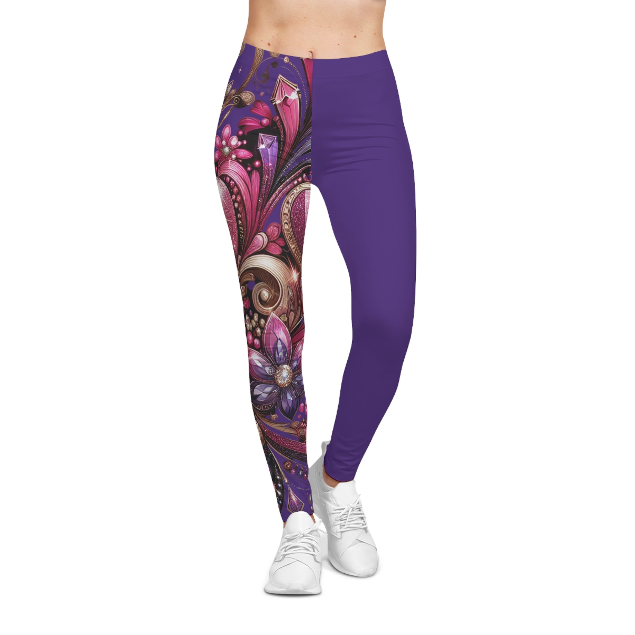 Abstract Art Leggings, Casual Wear, Fitness Apparel, Unique Gift Idea