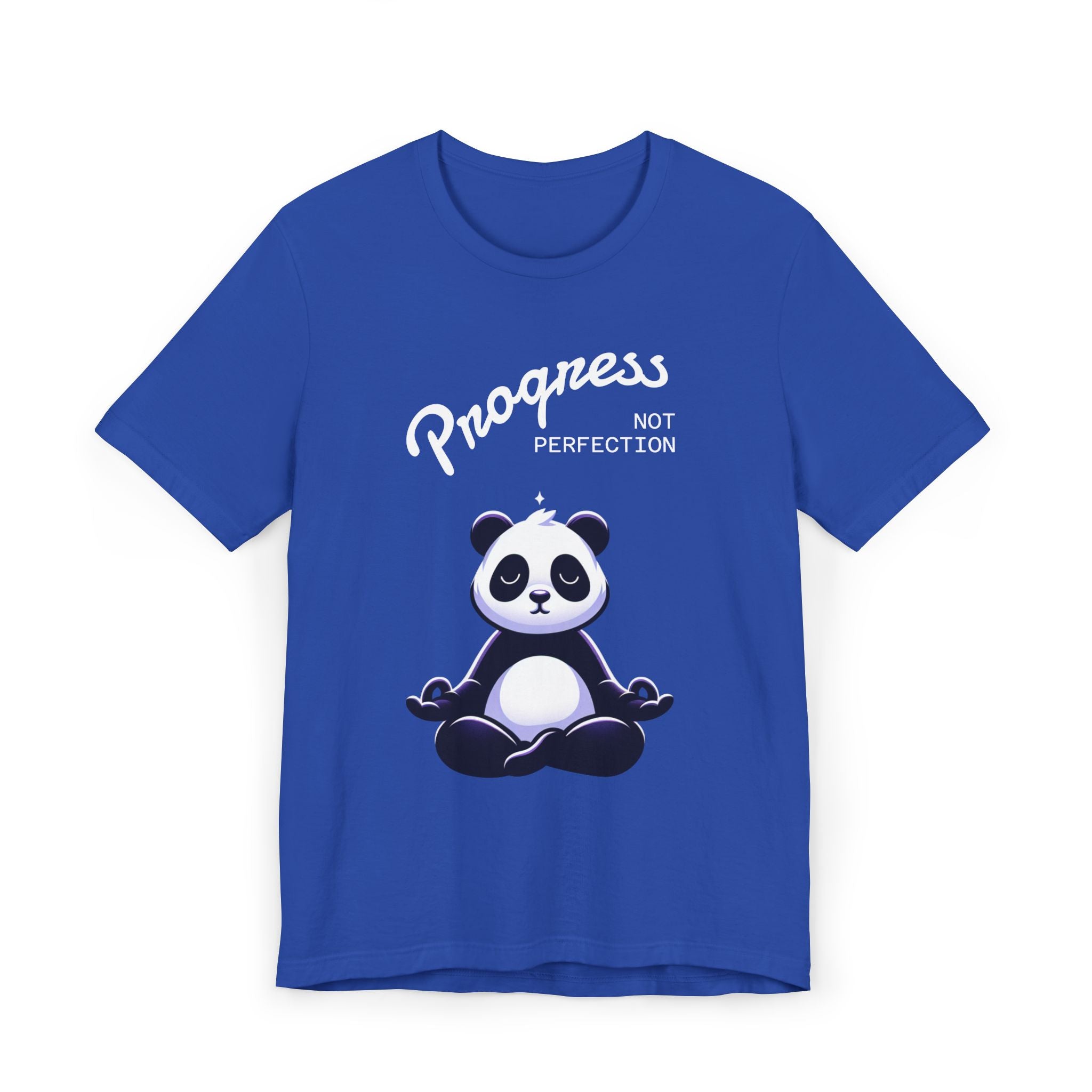 Progress Not Perfection T-Shirt | Unisex Jersey Tee for Relaxation, Motivational Gift, Casual Wear