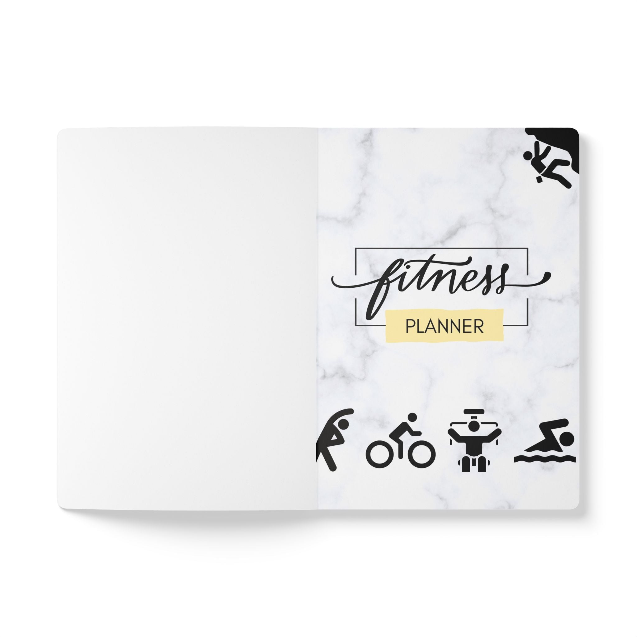 Fitness Planner, Workout Notebook, Exercise Log
