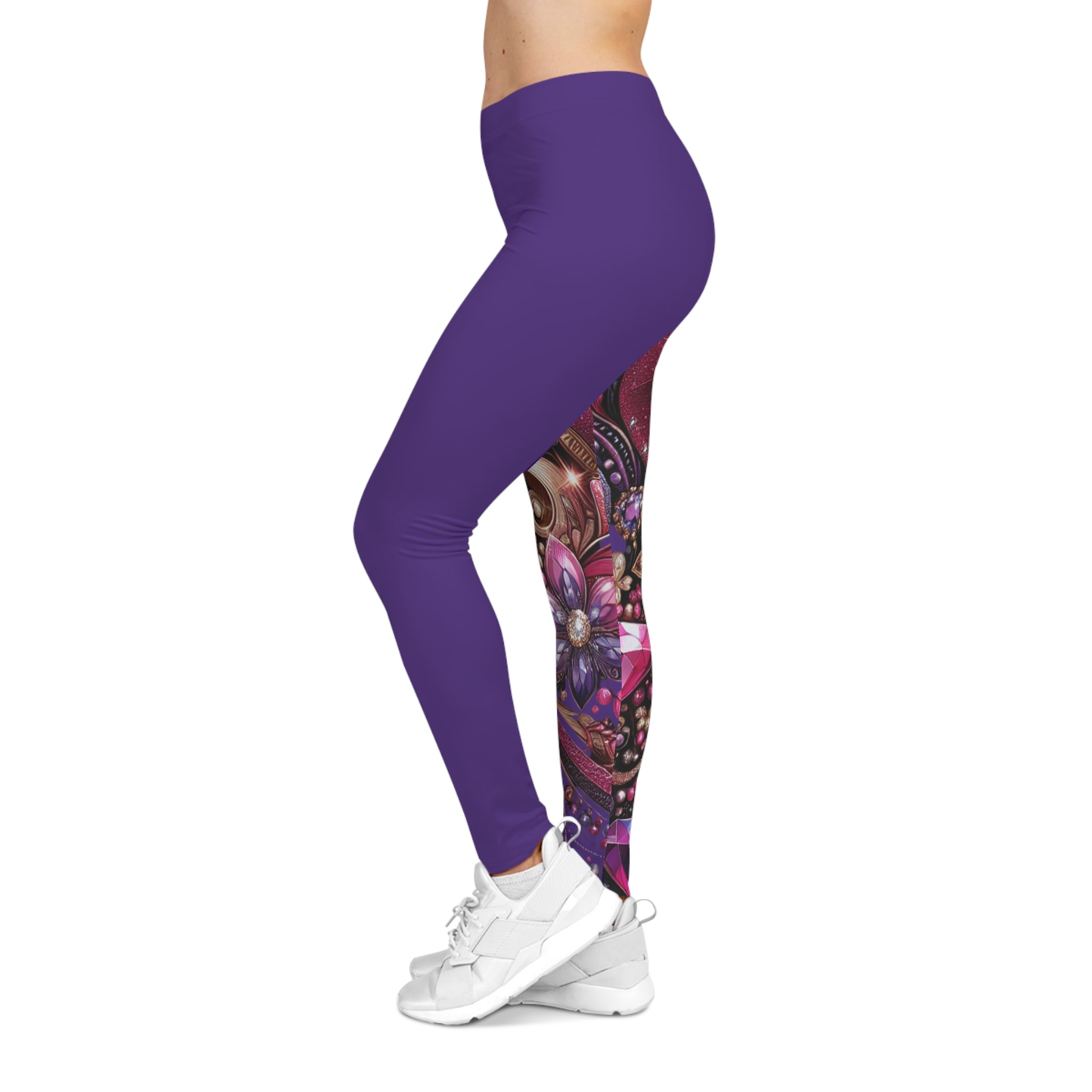 Abstract Art Leggings, Casual Wear, Fitness Apparel, Unique Gift Idea
