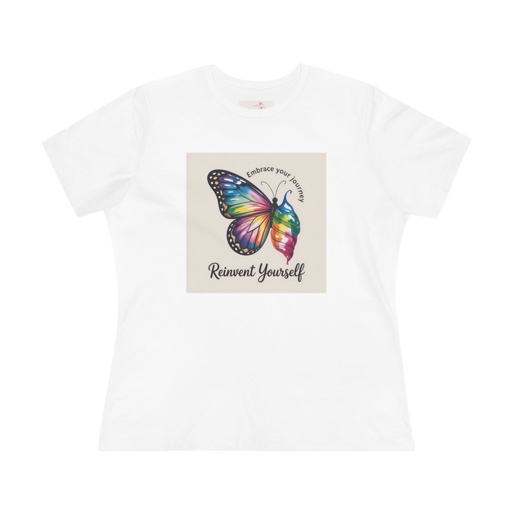 Colorful Butterfly Empowerment Tee, Gift for Her, Positive Vibes Top