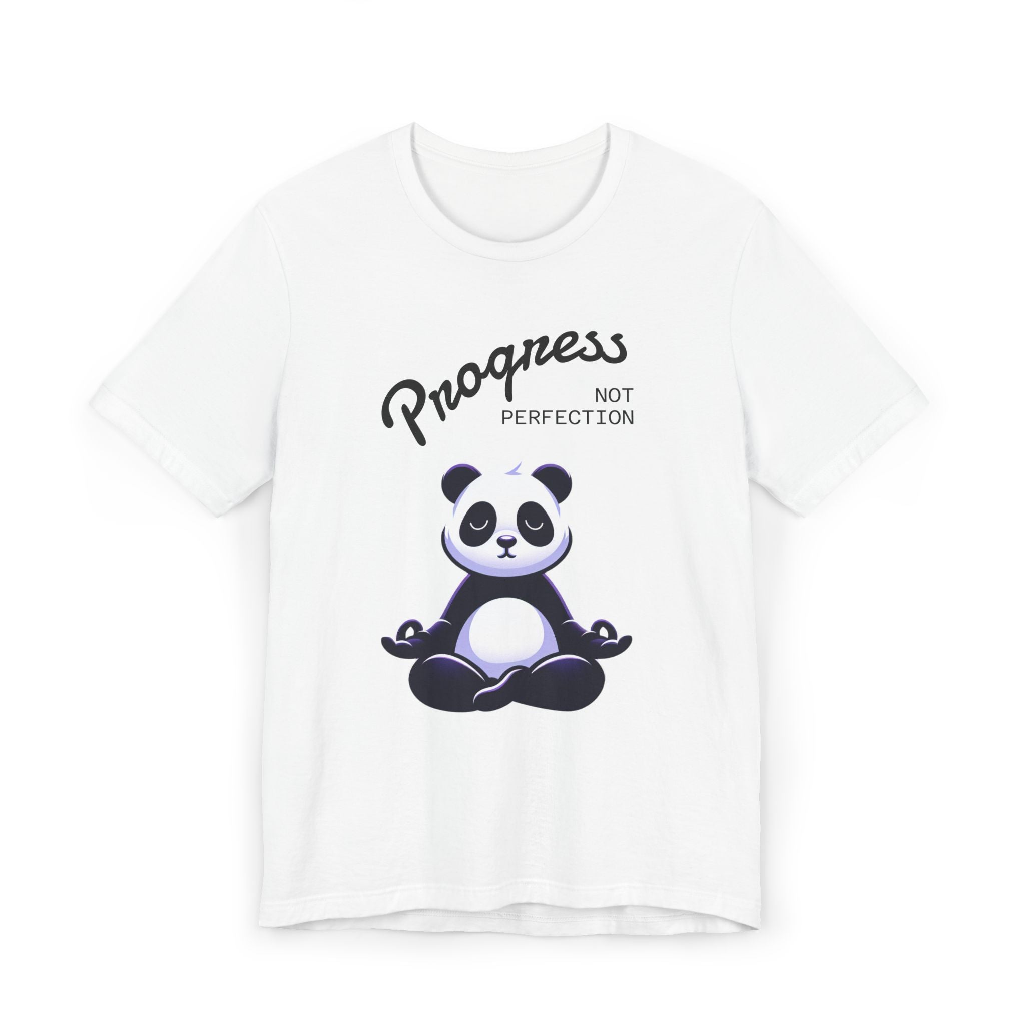 Progress Not Perfection T-Shirt | Unisex Jersey Tee for Relaxation, Motivational Gift, Casual Wear