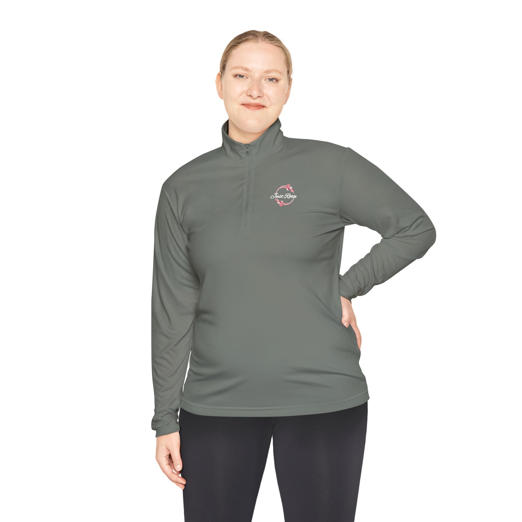 Stylish Quarter-Zip Pullover, Trendy Active Wear, Perfect for Casual Outings