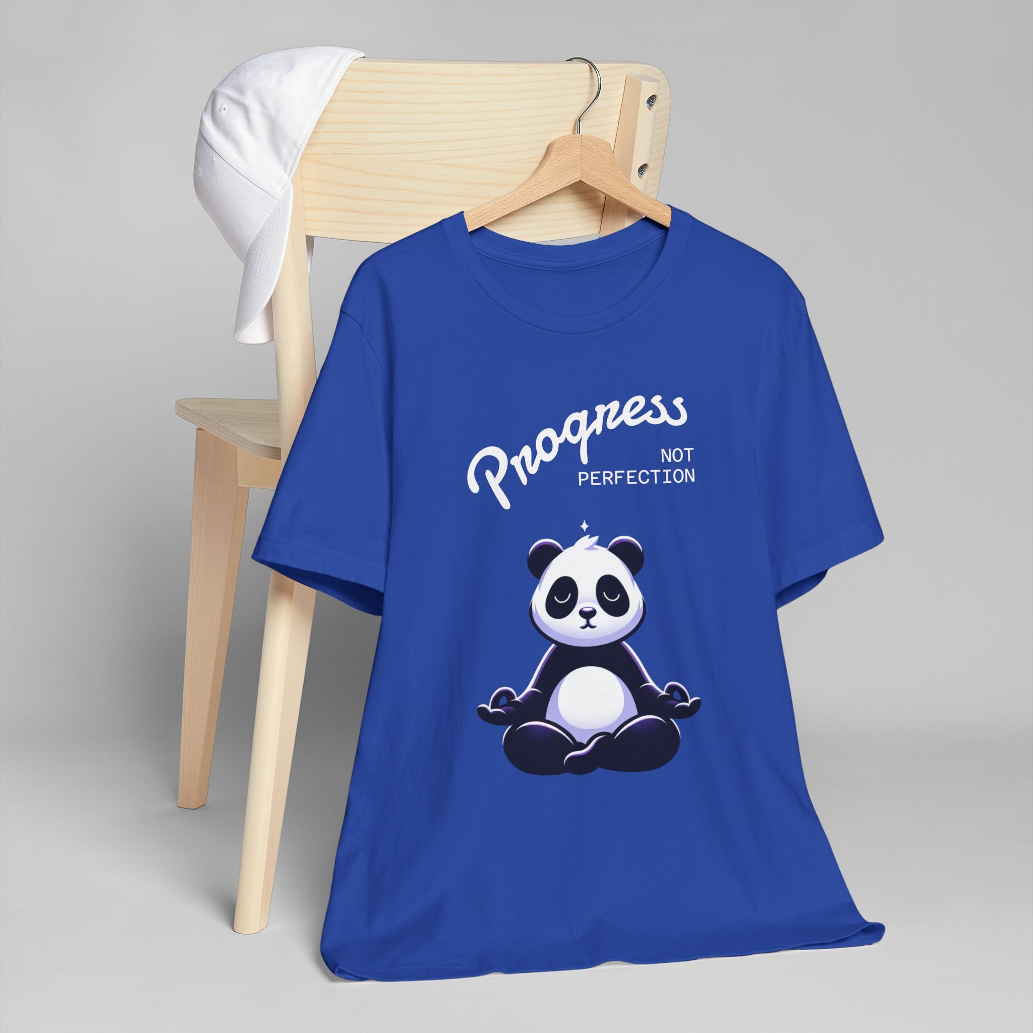 Progress Not Perfection T-Shirt | Unisex Jersey Tee for Relaxation, Motivational Gift, Casual Wear